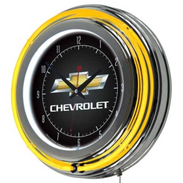 Trademark Gameroom Chevy 14 Inch Neon Clock GM1400CH